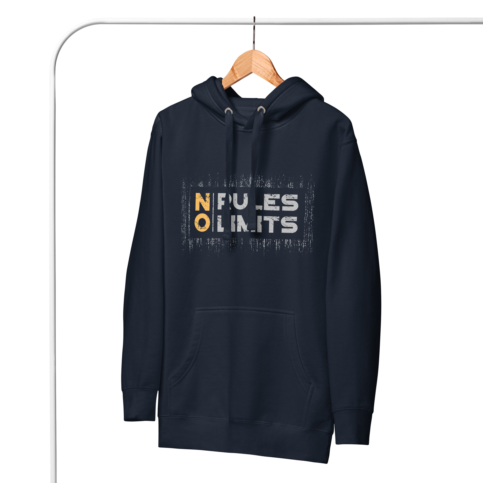 Sudadera con capucha - No rules