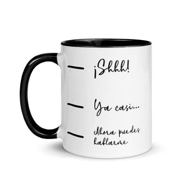 Taza color interior - Shhh!