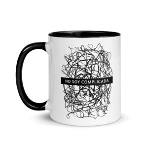 Taza color interior - No soy complicada