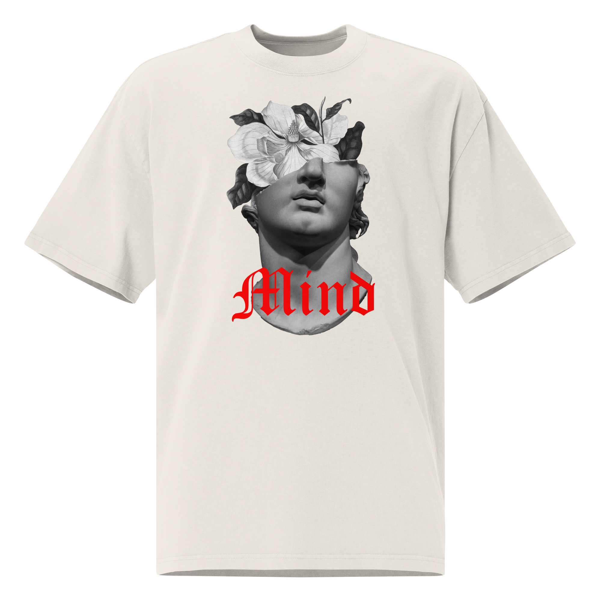 Camiseta oversize con efecto desgastado - Mind