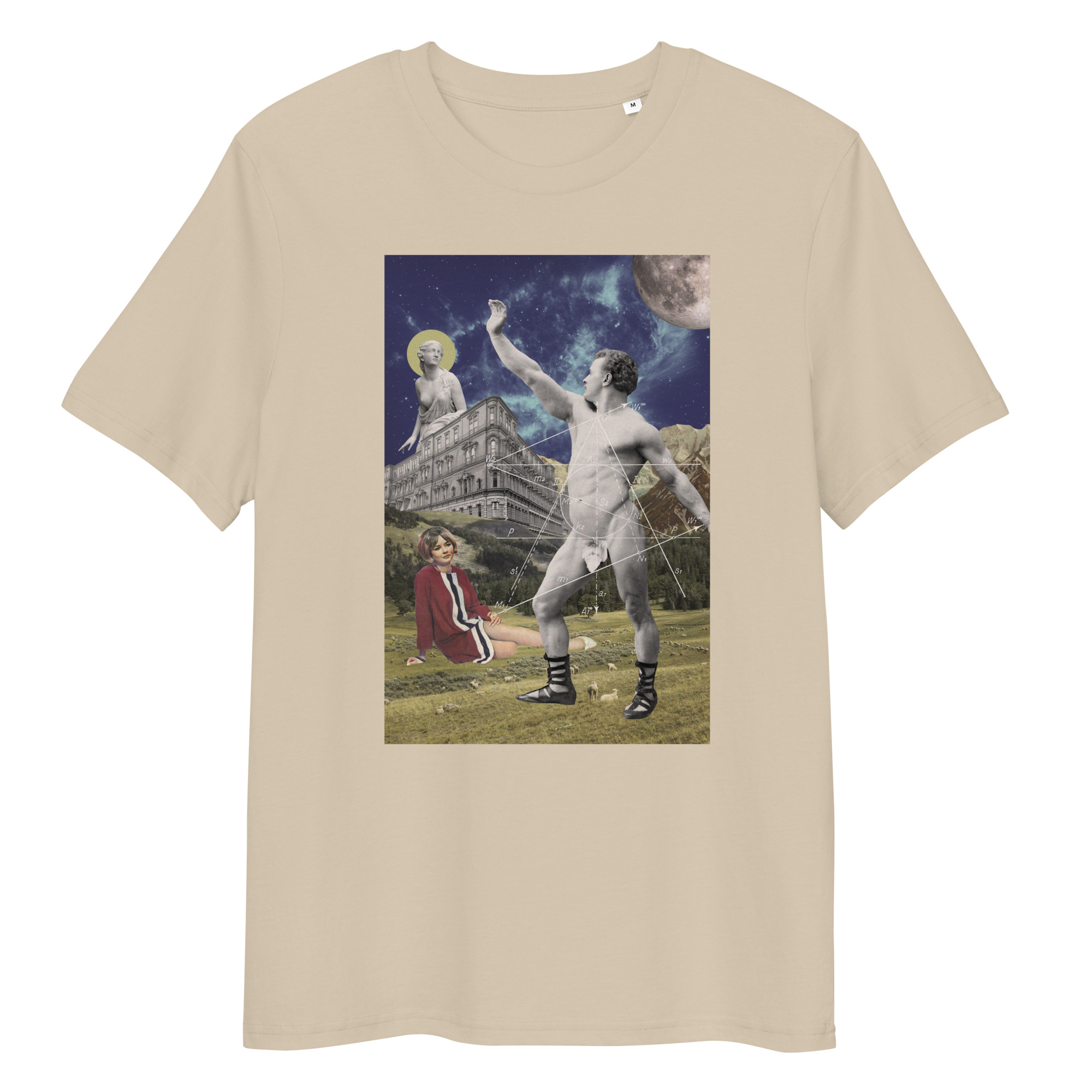 Camiseta de algodón orgánico unisex -Proporciones