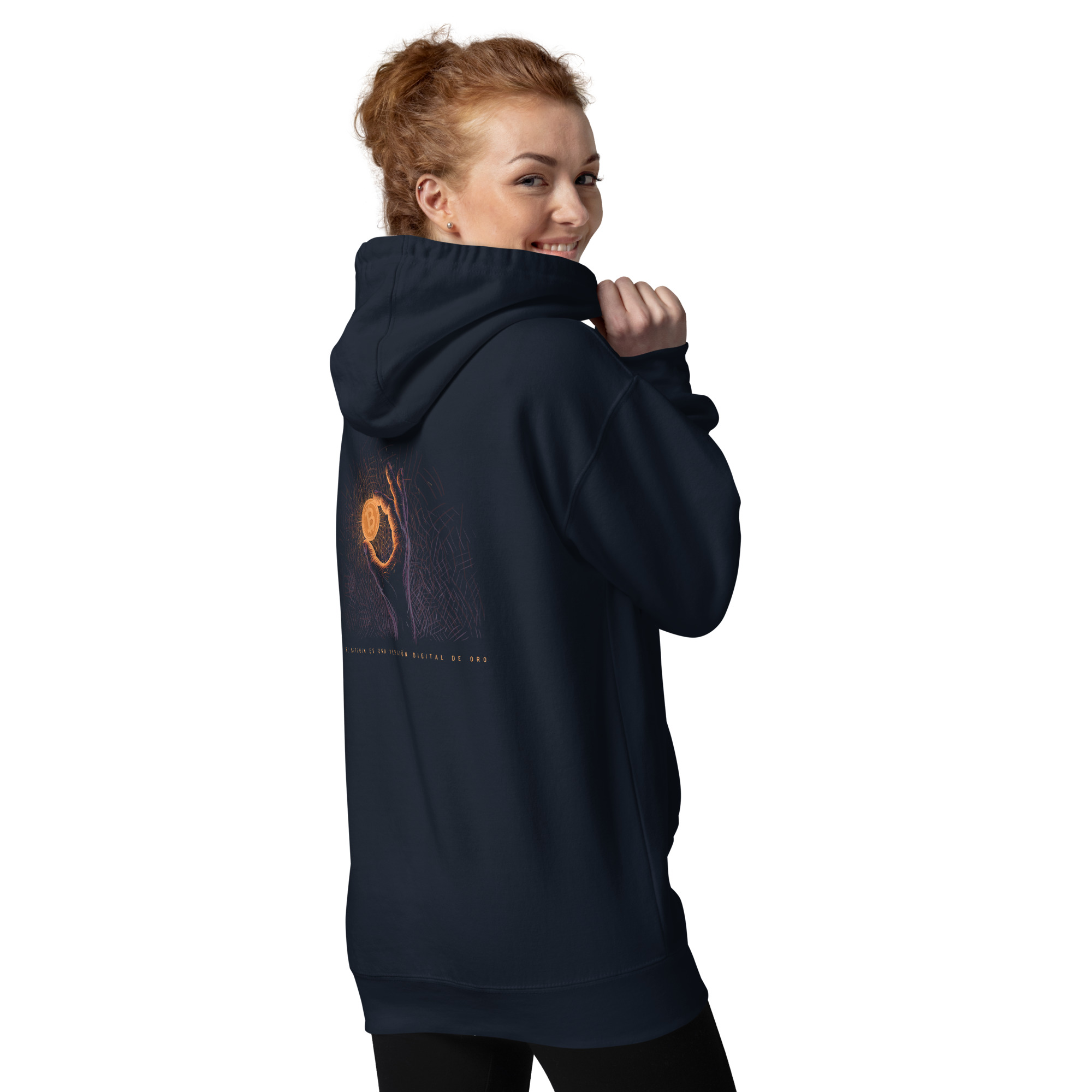Sudadera con capucha unisex - El oro digital