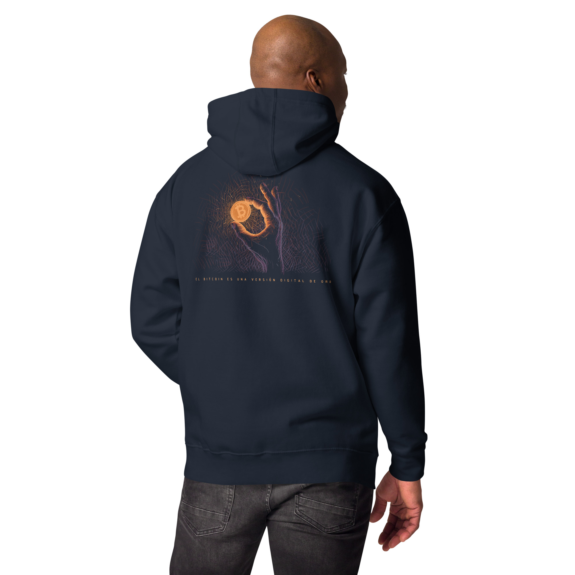 Sudadera con capucha unisex - El oro digital