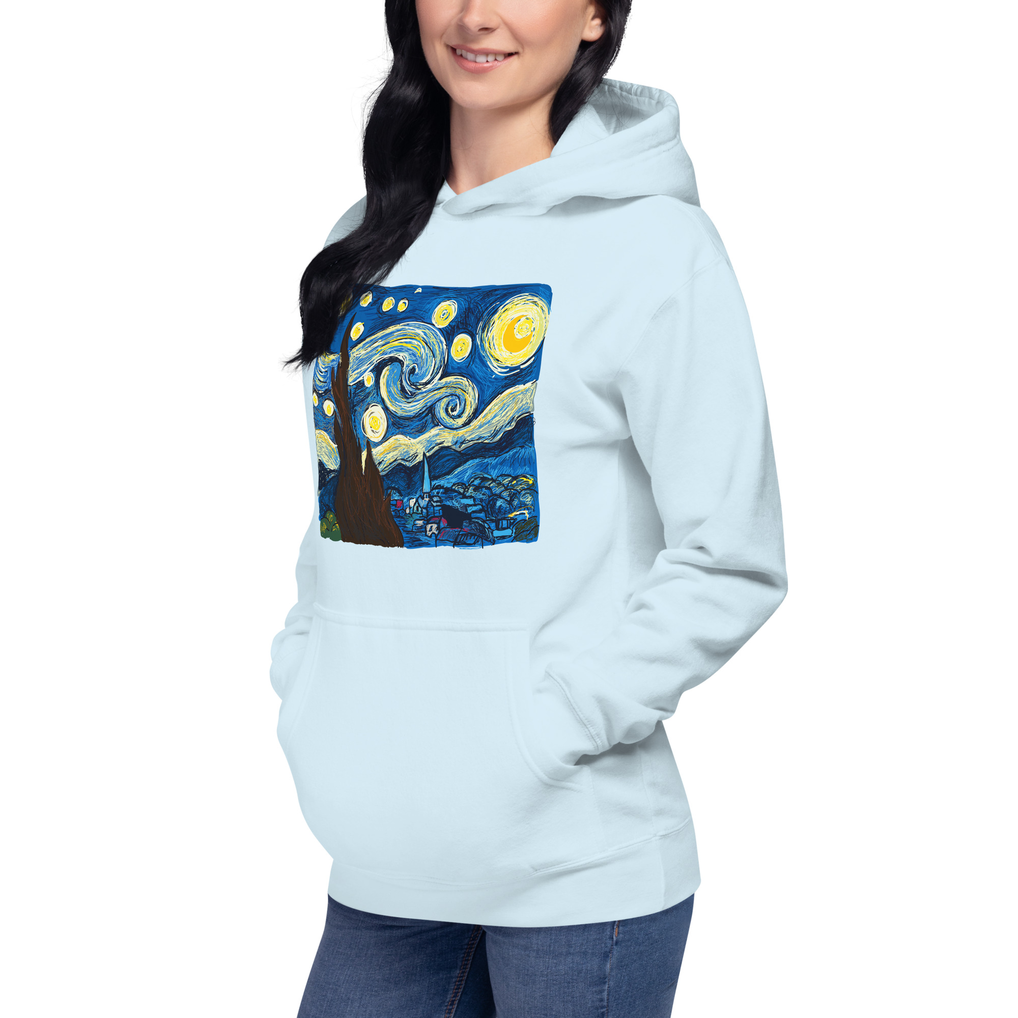 Sudadera con capucha - La noche estrellada