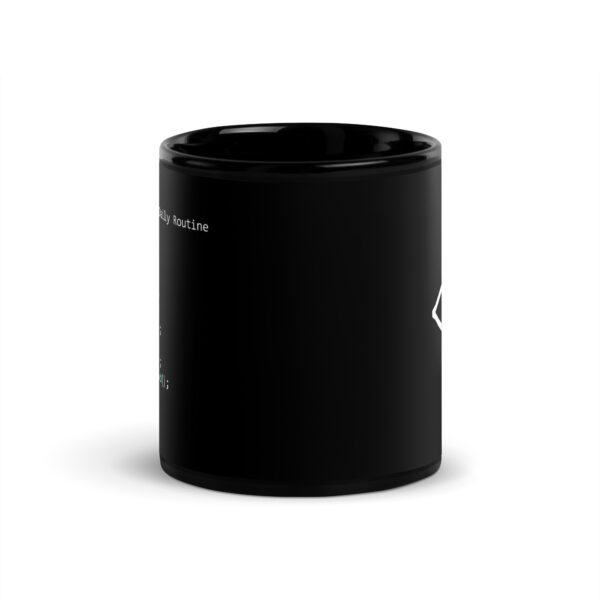 Taza negra - Programmer's Daily Routine