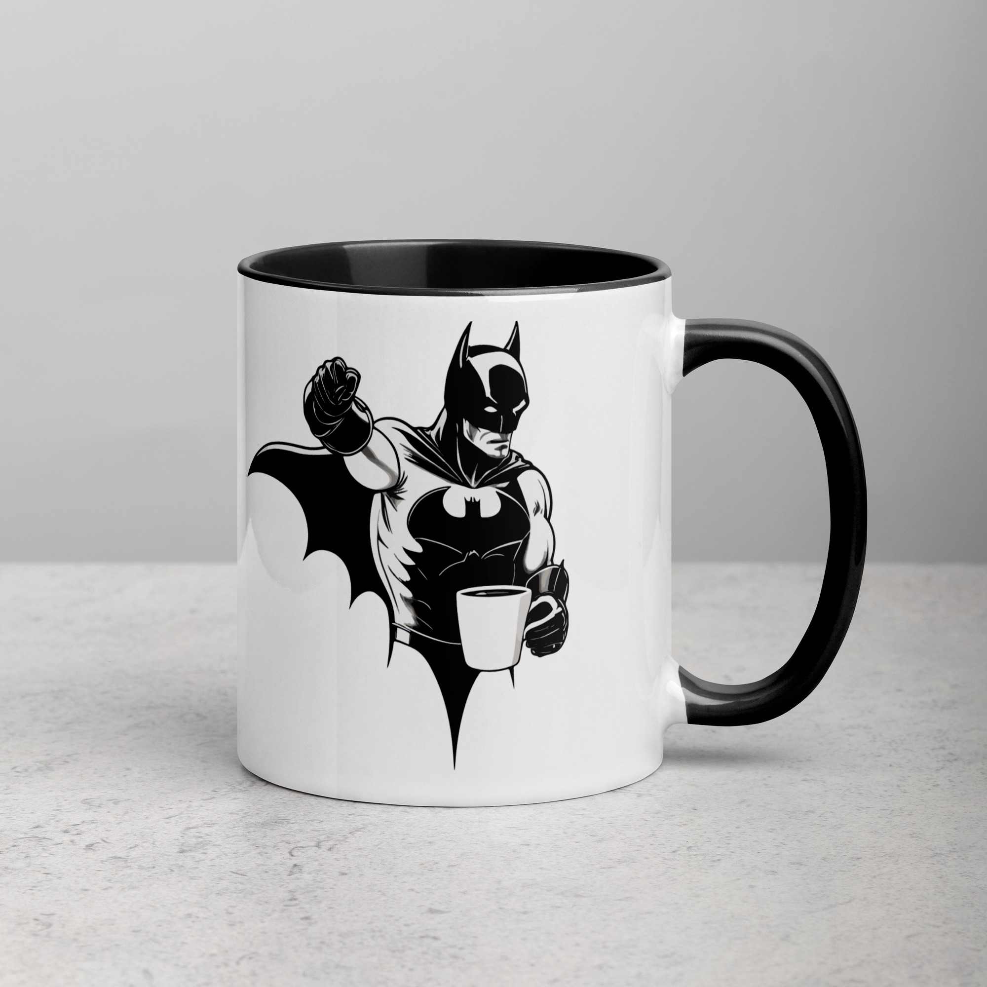 Taza color interior - Batbrew ☕🦇