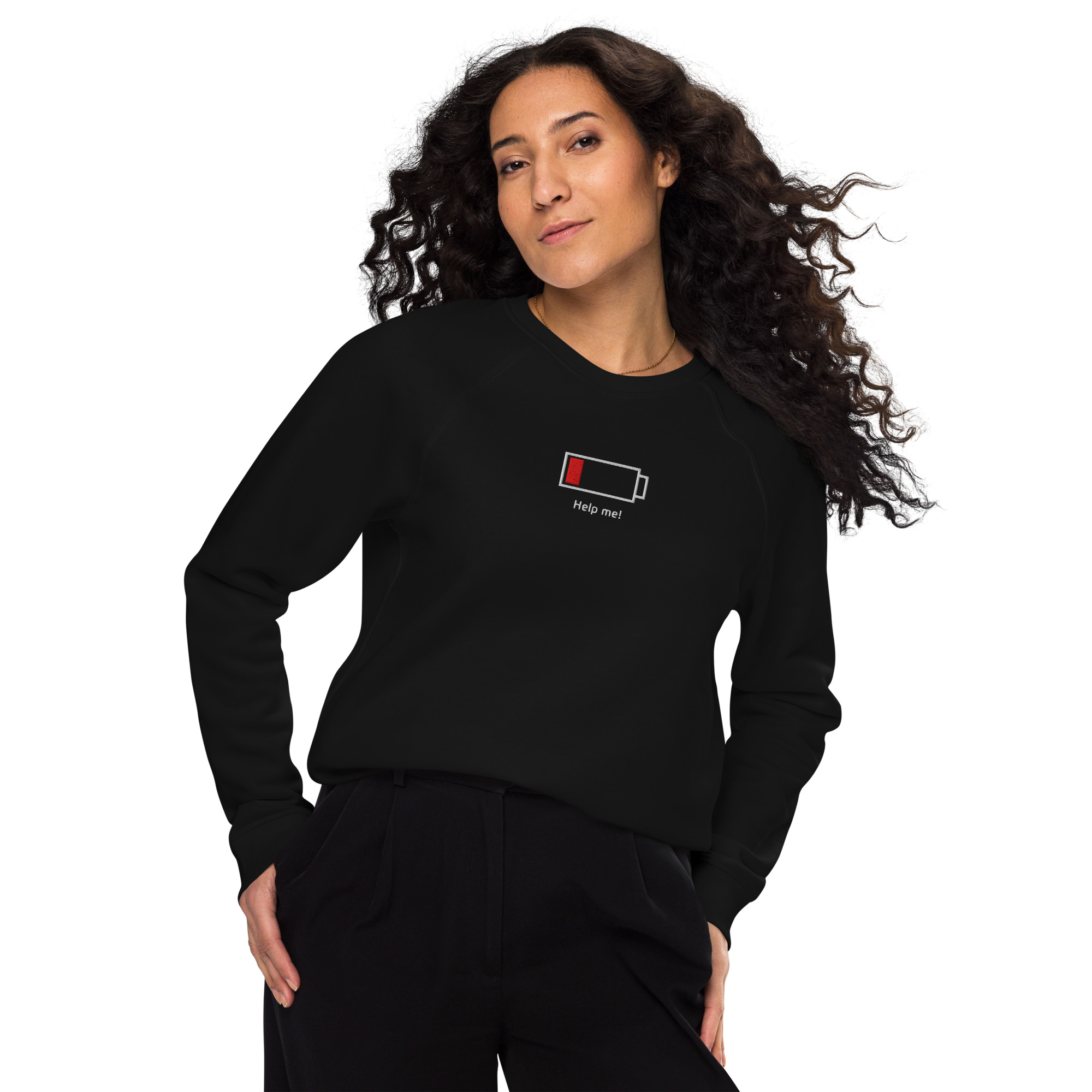 Sudadera orgánica - Help me!