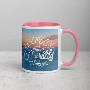 Taza color interior - Motivational travel