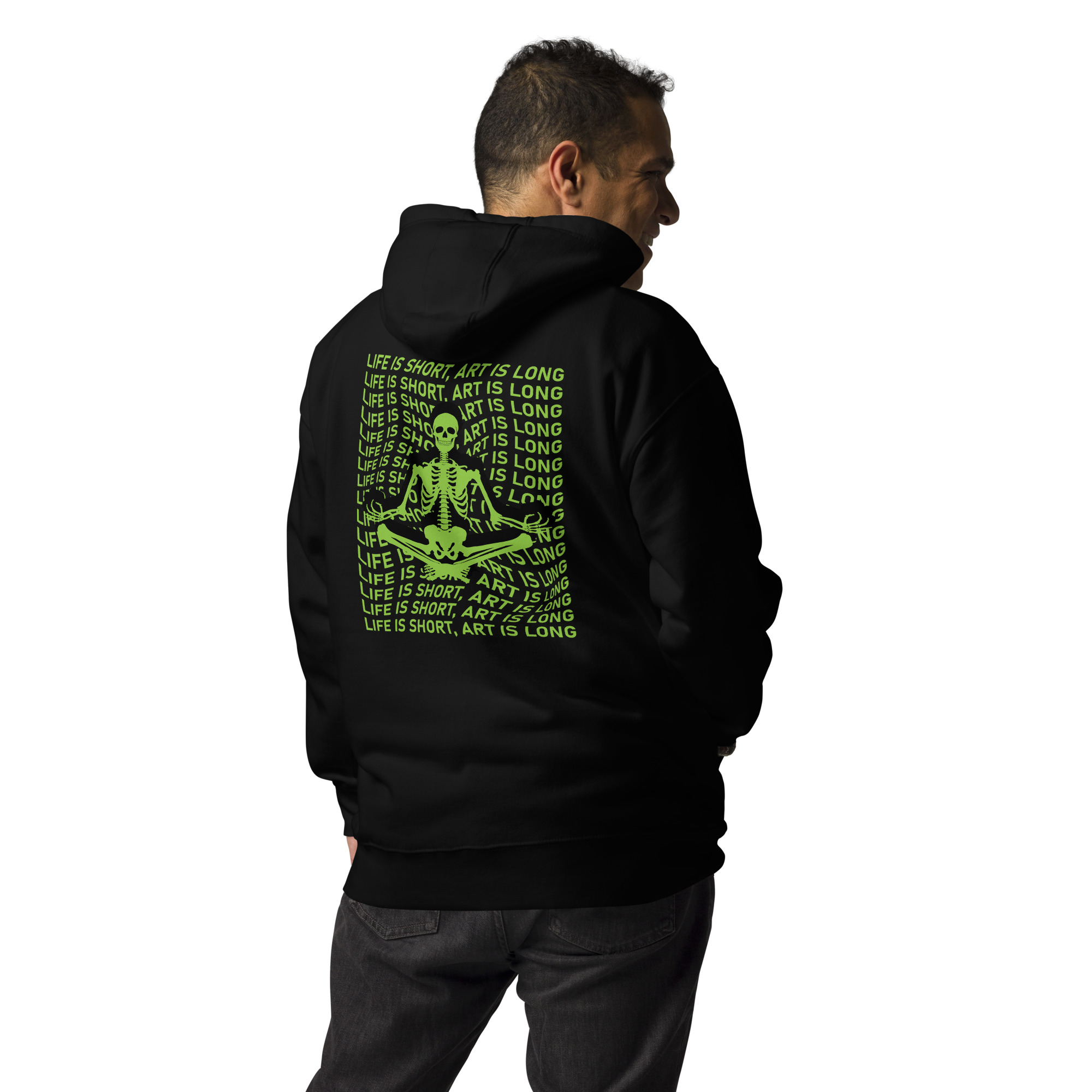 Sudadera con capucha - Life is short