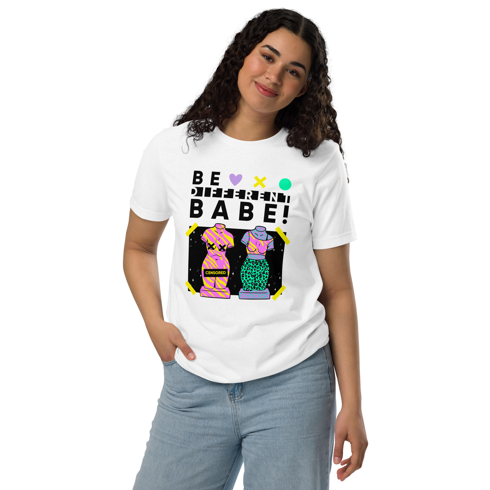 Camiseta esencial eco - Be different babe
