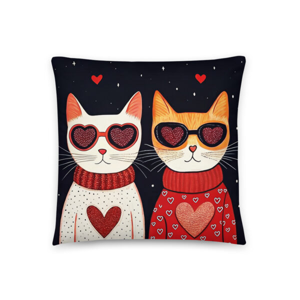 Cojín básico - Love and cats
