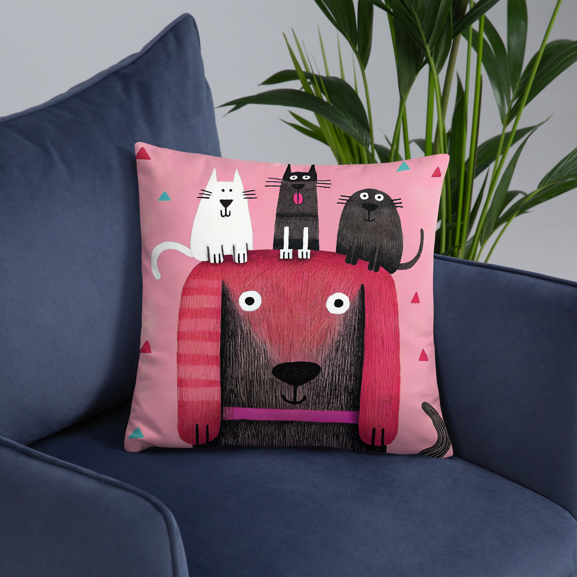 Cojín básico - Cute dogs