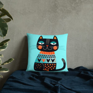 Cojín básico - Cute Cat