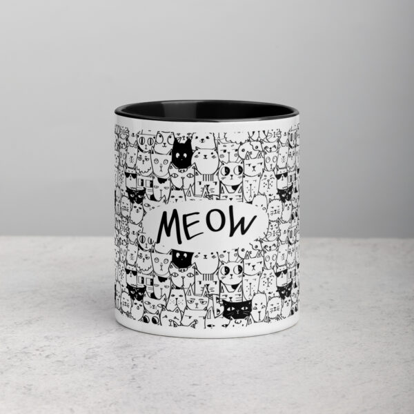 Taza color interior - Meow