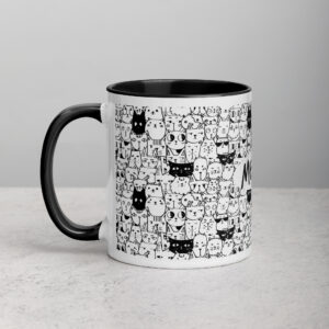 Taza color interior - Meow