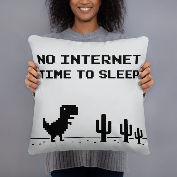 Cojín básico - No internet. Time to sleep