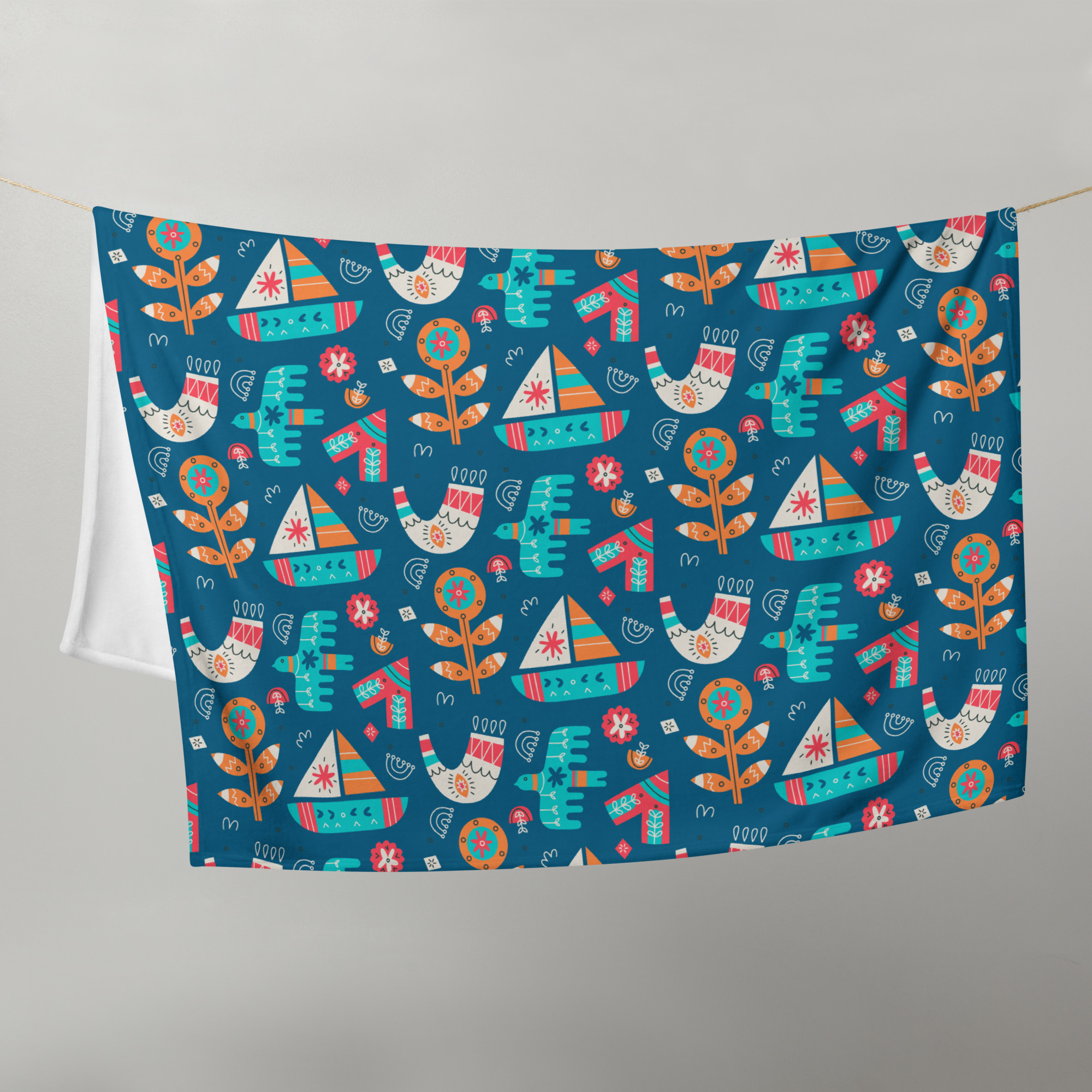 Manta -  Folk Art Birds