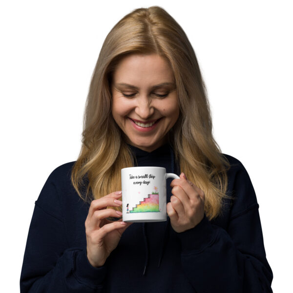 Taza blanca - Motivación para cada día