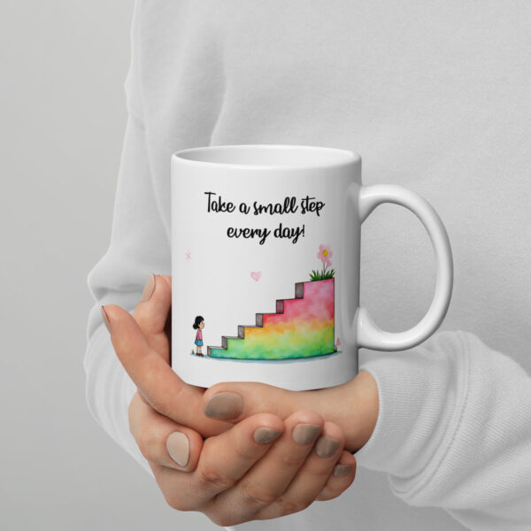 Taza blanca - Motivación para cada día