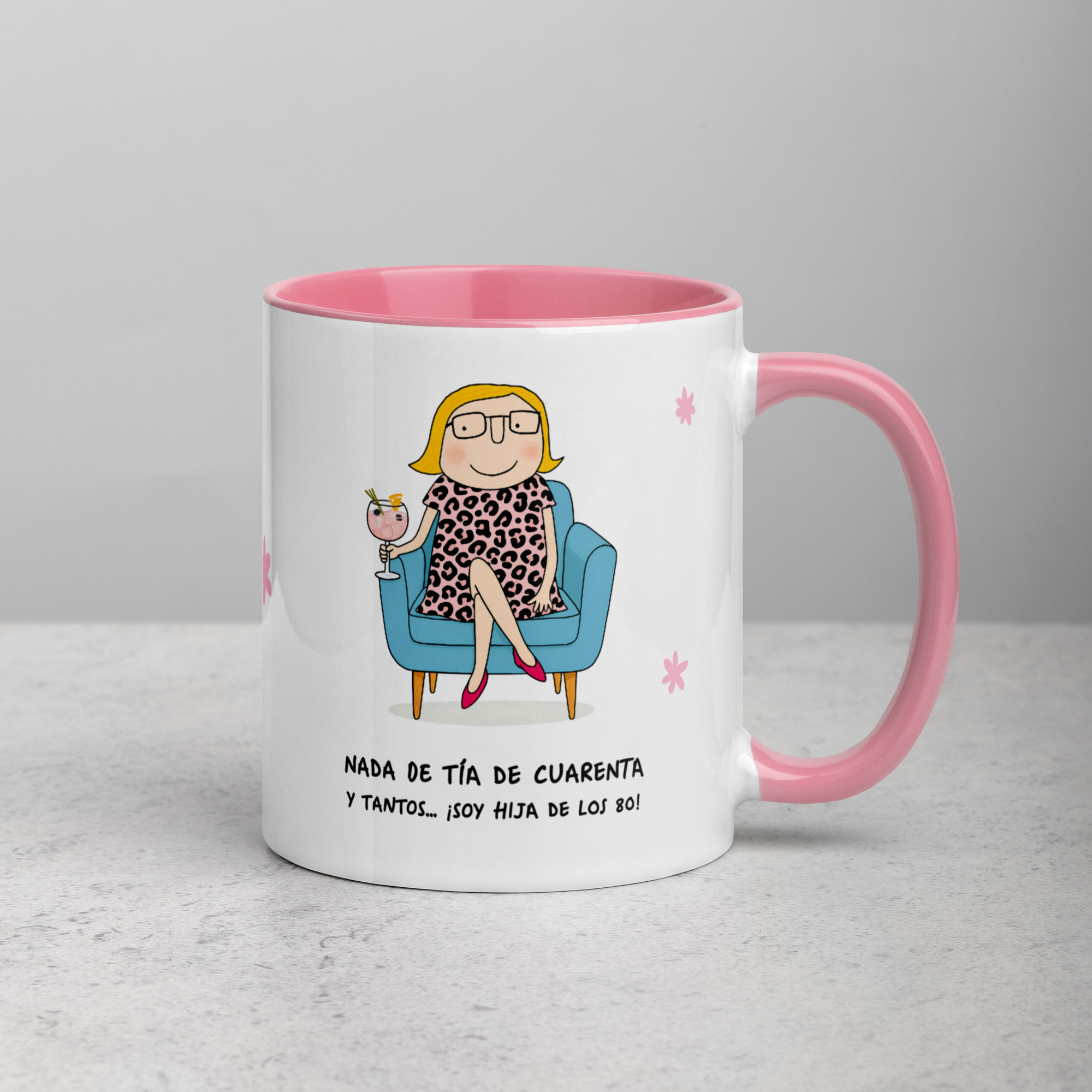 Taza color interior - Demasiado joven