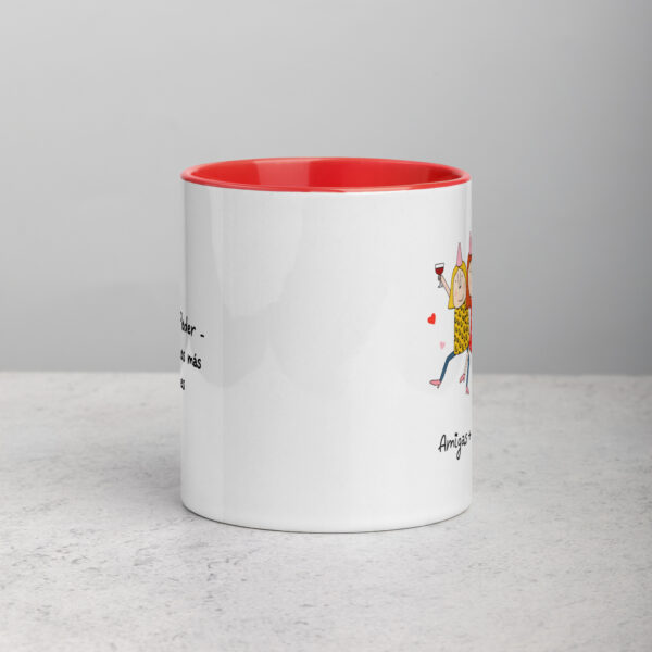 Taza color interior - Amigas