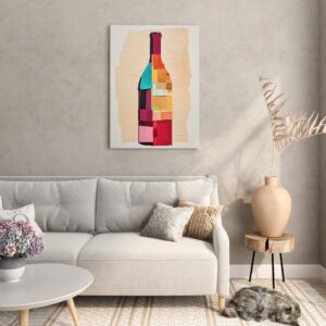 Lienzo - Abstract paintings wine
