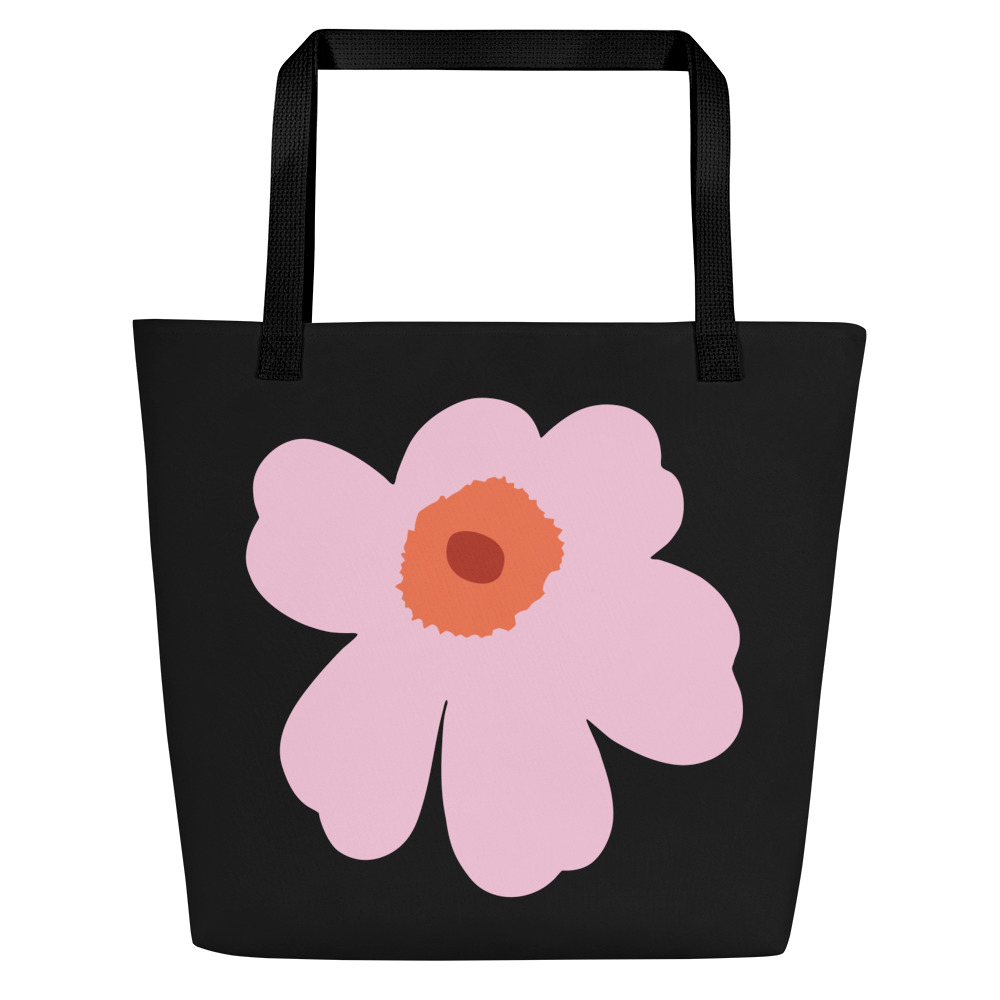 Bolsa de tela grande all over - Blossom