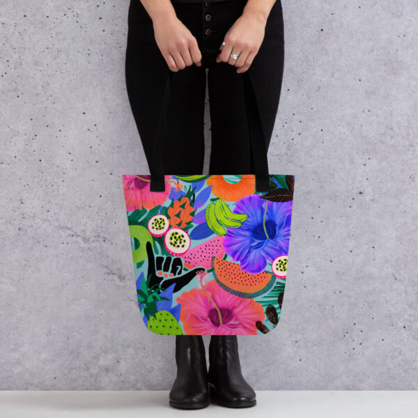 Bolsa de tela - Abstract flowers