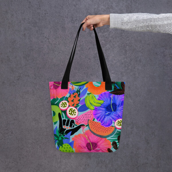 Bolsa de tela - Abstract flowers