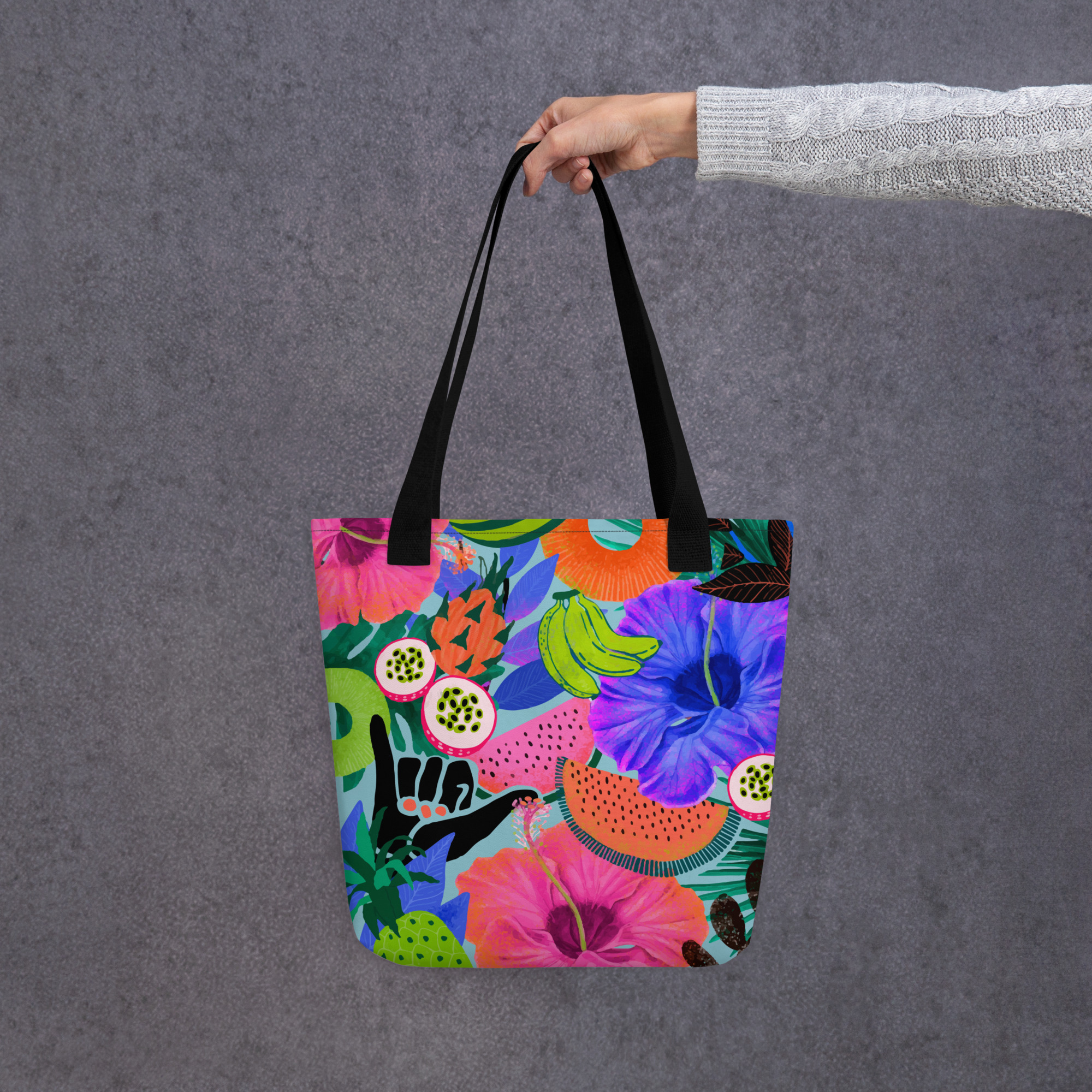 Bolsa de tela - Abstract flowers