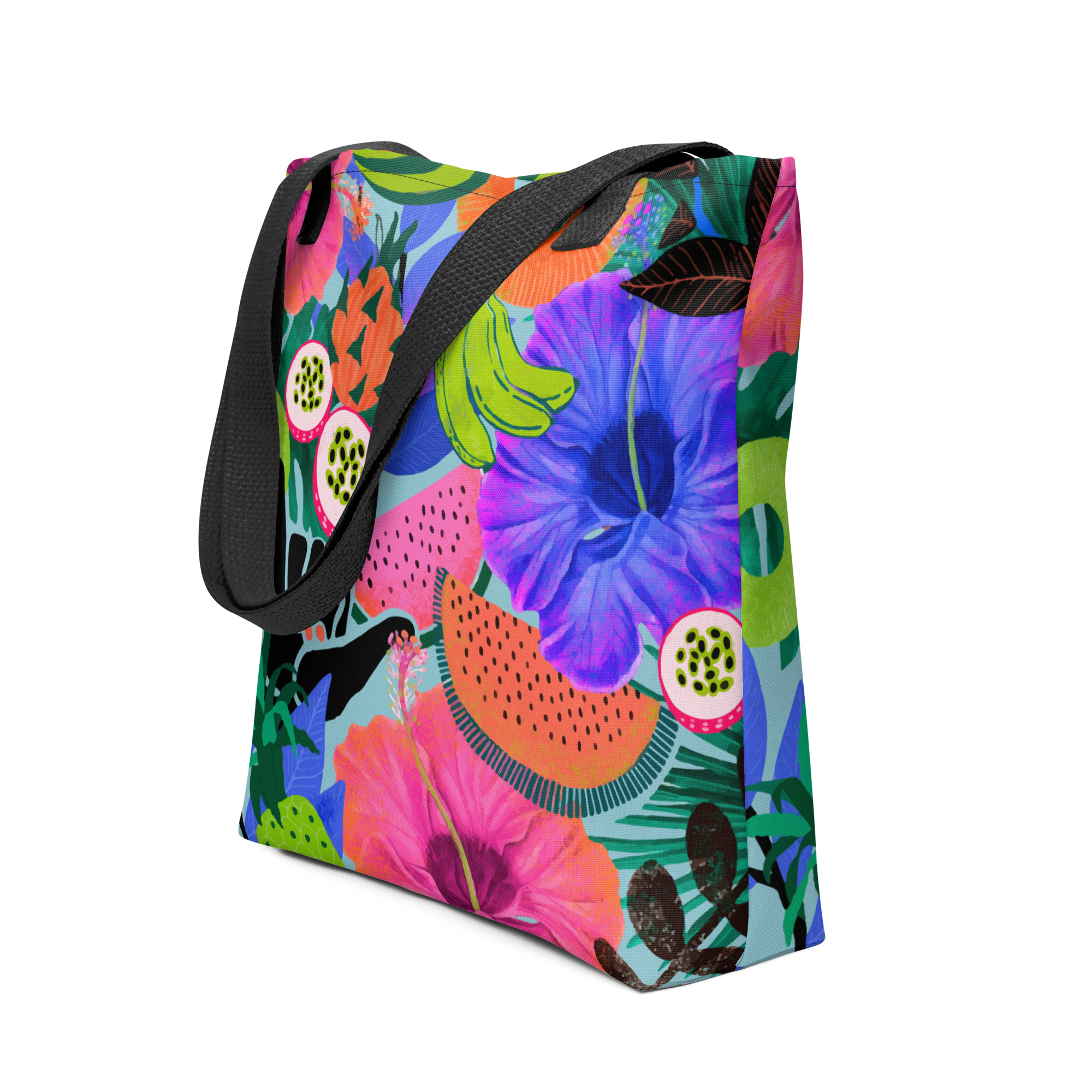 Bolsa de tela - Abstract flowers