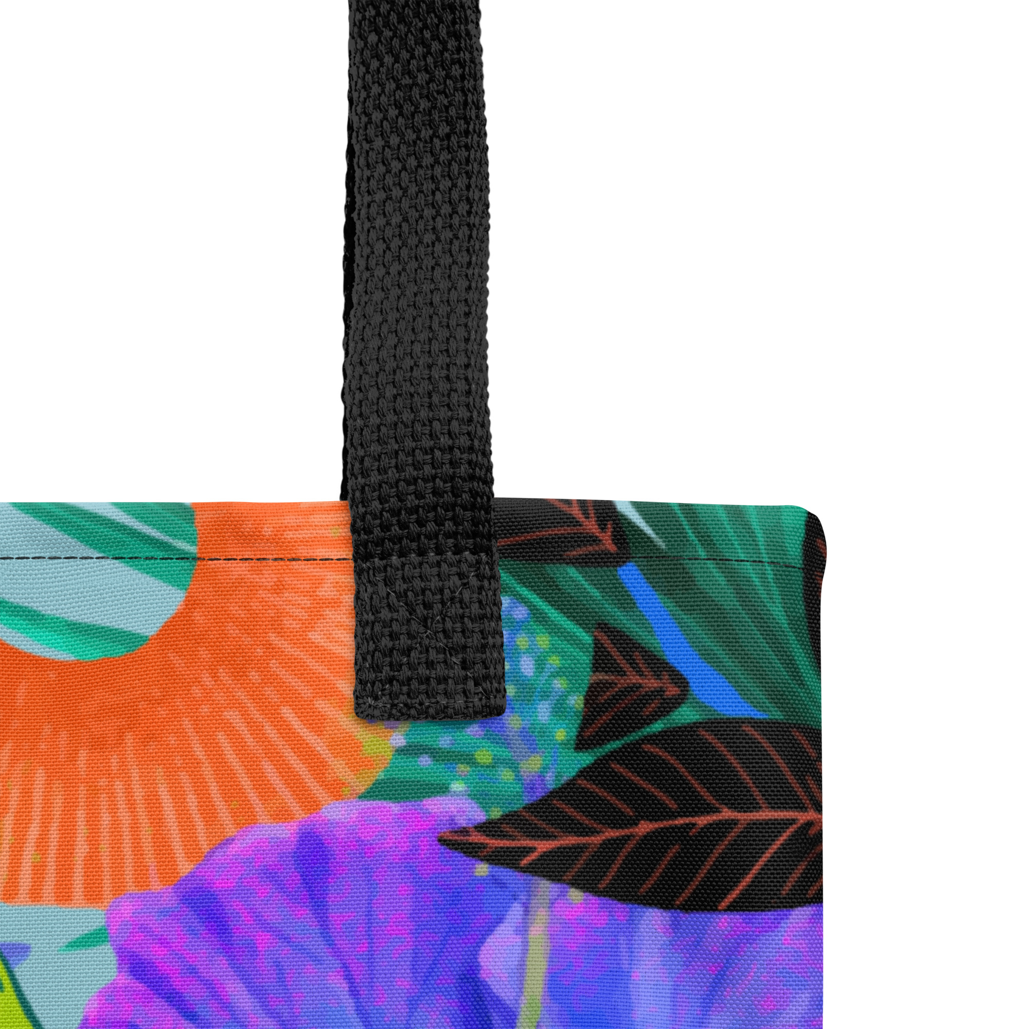 Bolsa de tela - Abstract flowers