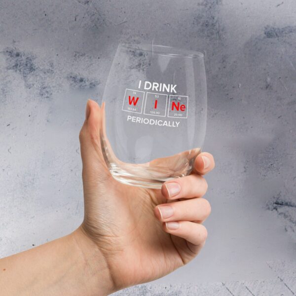 Copa de vino sin pie - I drink wine periodically