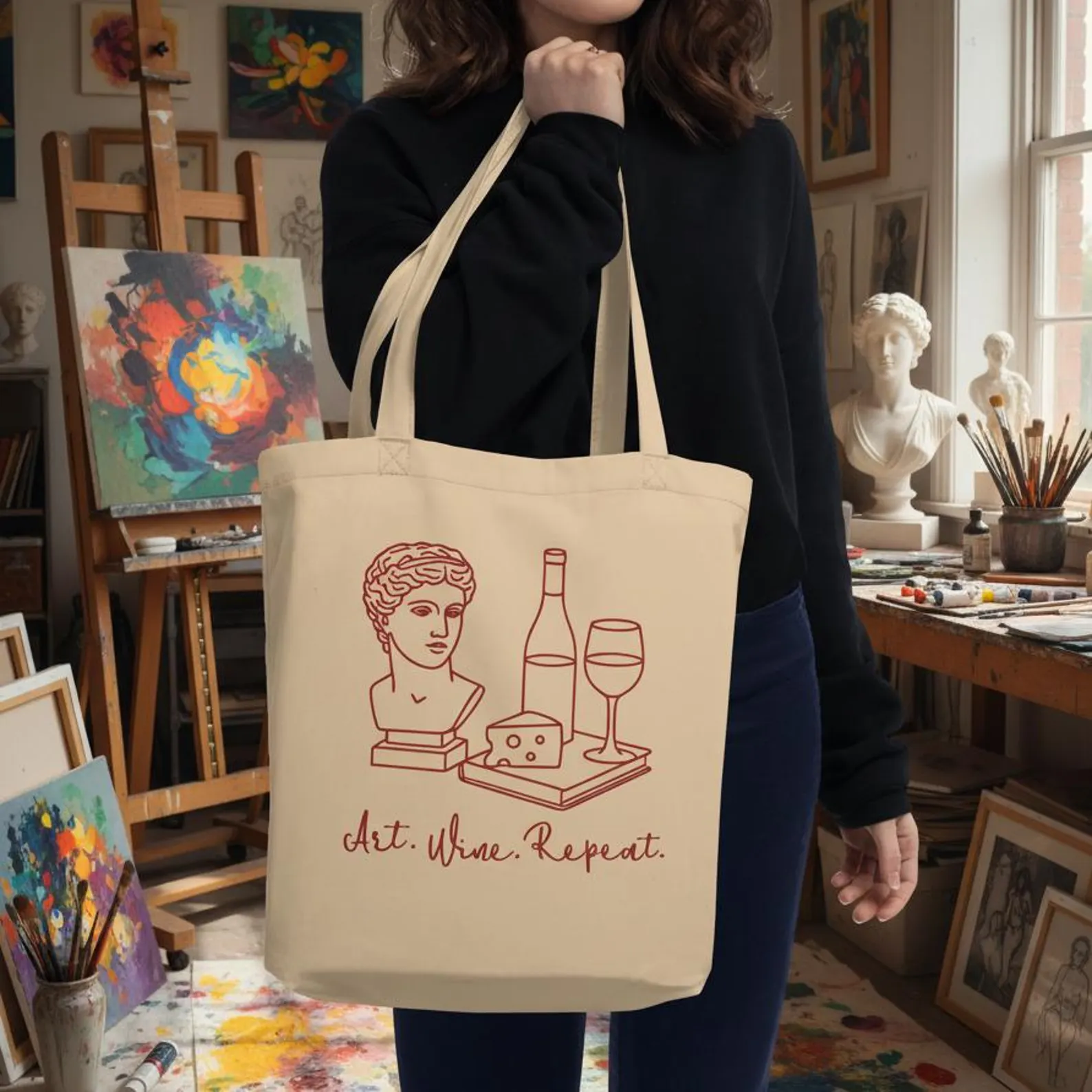 Ecobolsa - Art, Wine, Repeat