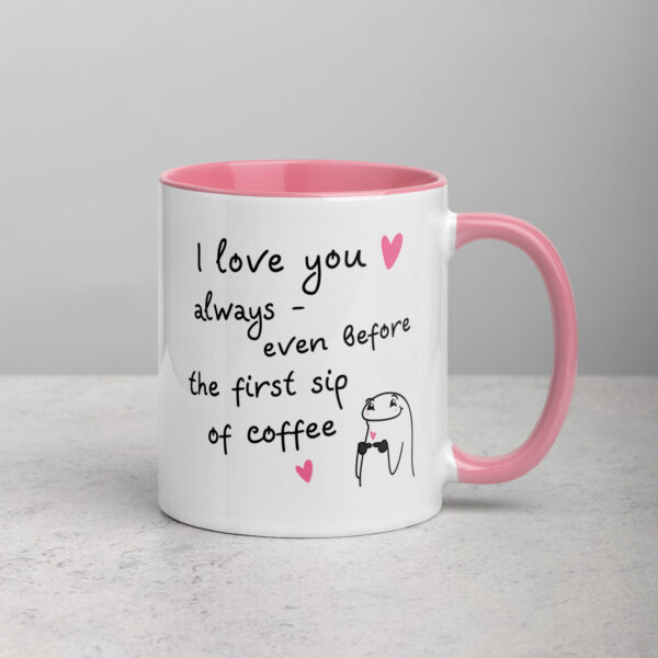 Taza color interior - I love you