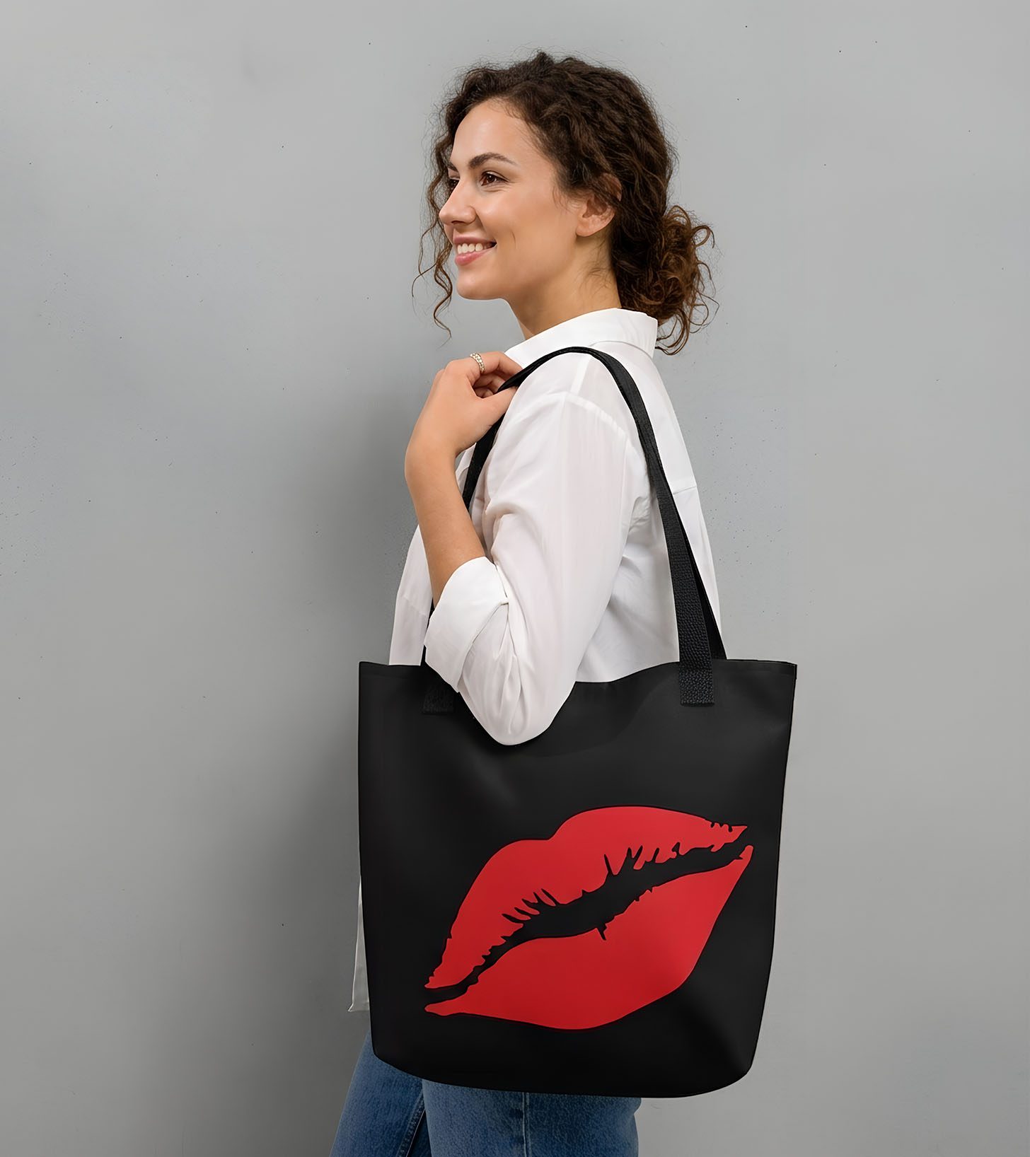Bolsa de tela - Kiss