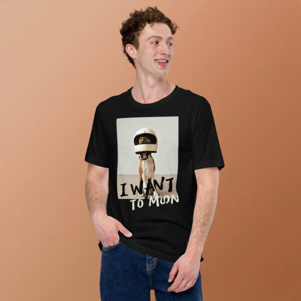 Camiseta de manga corta unisex - I want to Moon