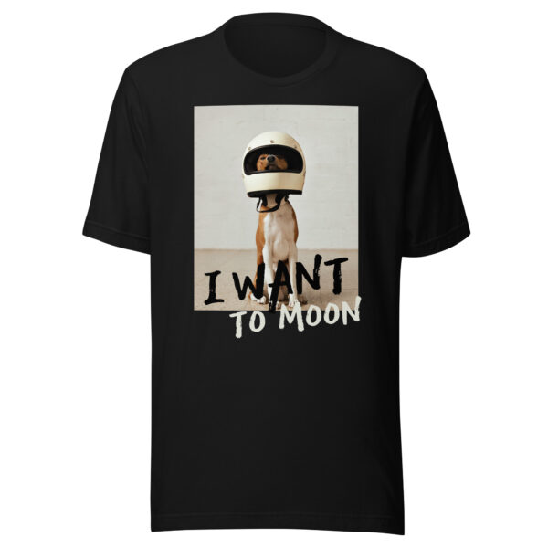 Camiseta de manga corta unisex - I want to Moon