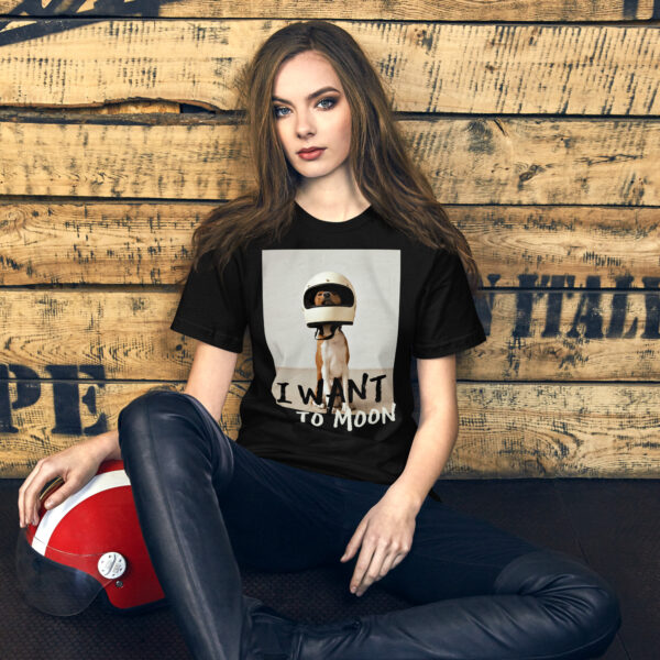 Camiseta de manga corta unisex - I want to Moon
