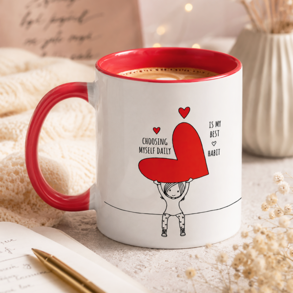 Taza color interior - Choosing Myself Daily Affirmation