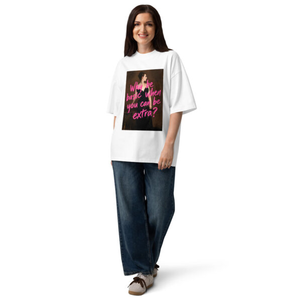 Camiseta oversize orgánica de cuello alto unisex - You are special