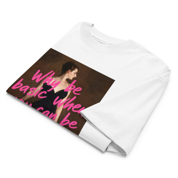 Camiseta oversize orgánica de cuello alto unisex - You are special
