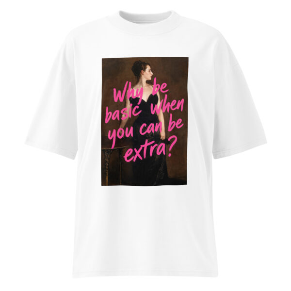 Camiseta oversize orgánica de cuello alto unisex - You are special