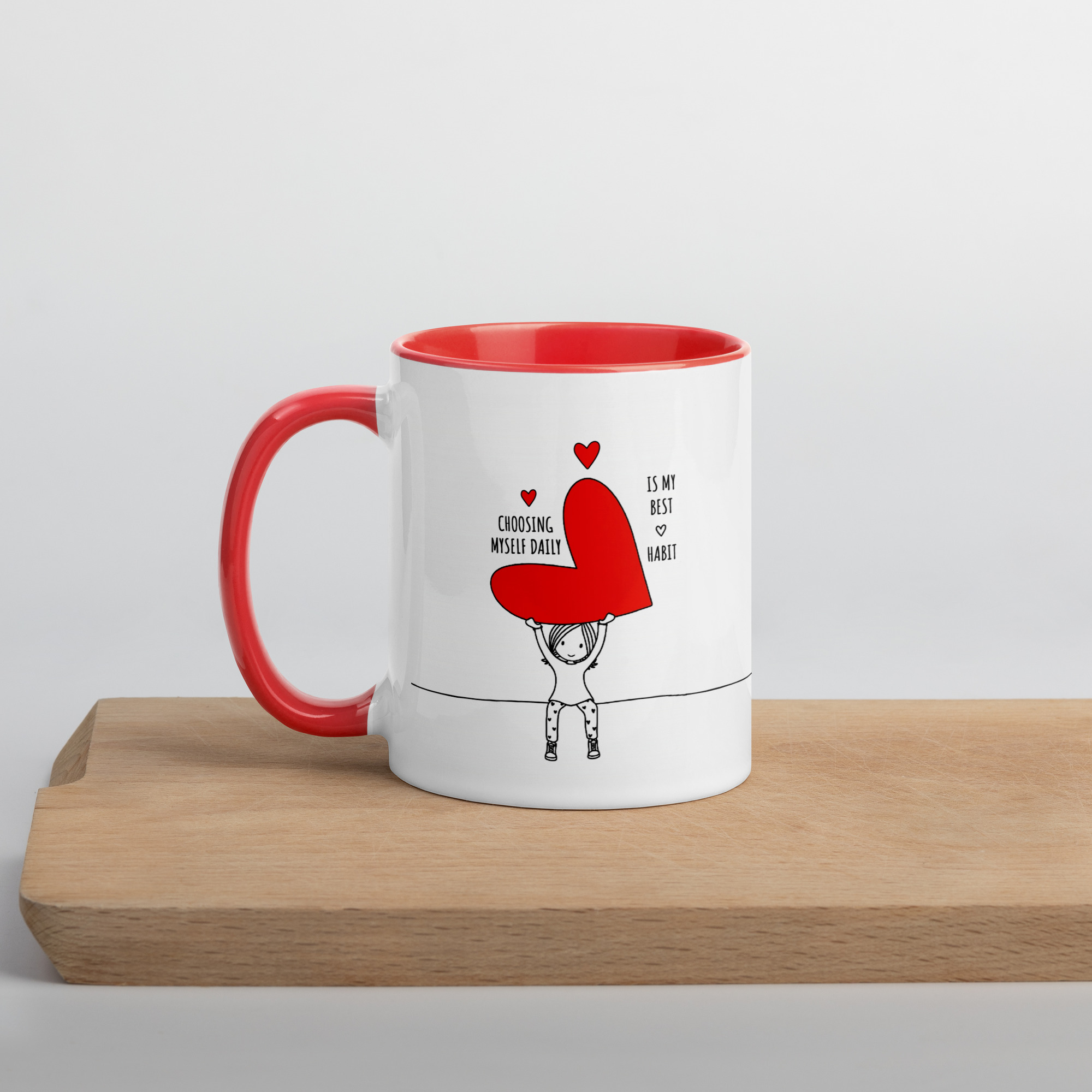 Taza color interior - Choosing Myself Daily Affirmation
