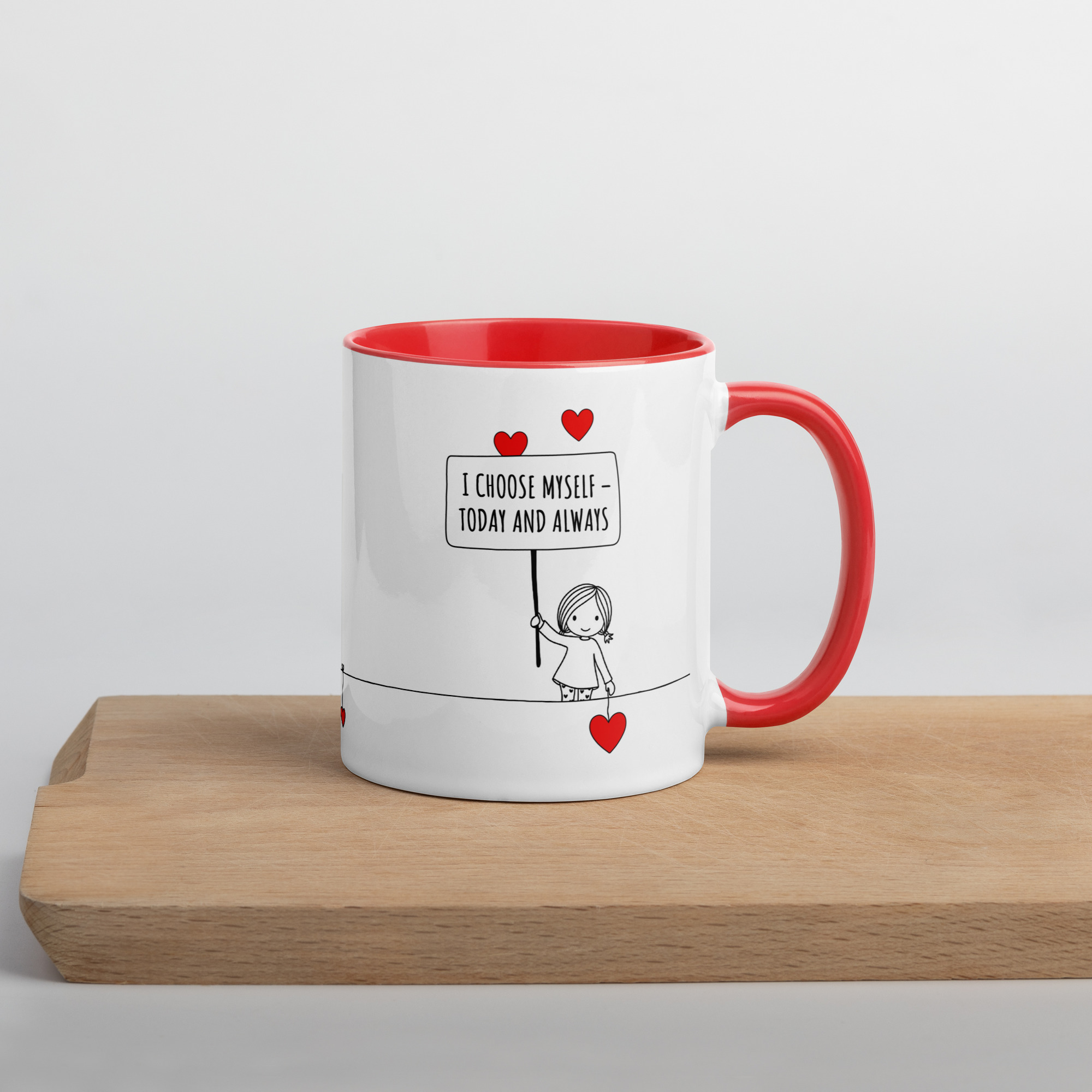 Taza color interior - Choosing Myself Daily Affirmation