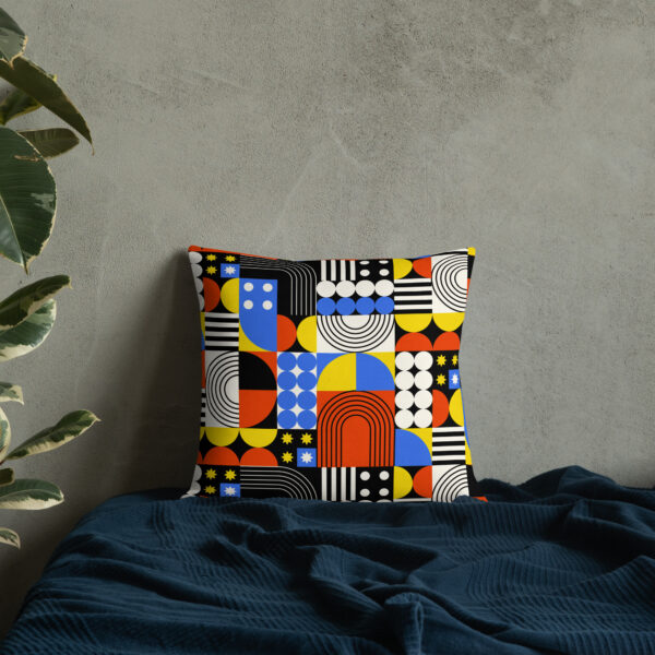 Cojín premium - Bauhaus Geometry
