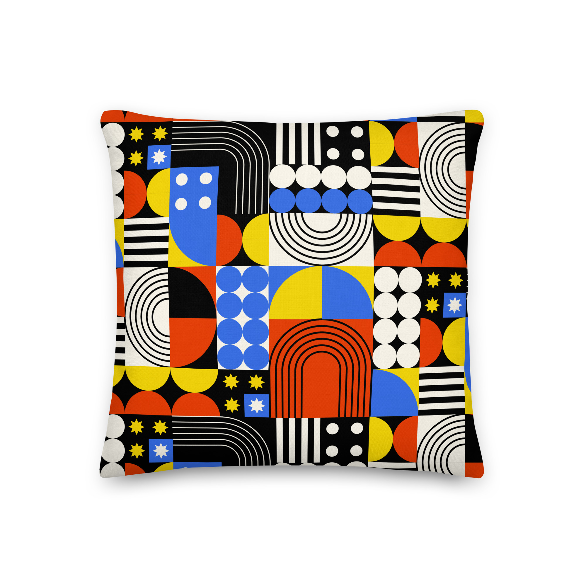 Cojín premium - Bauhaus Geometry